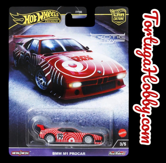 2024 Hot Wheels Premium Exotic Envy Car Culture ' BMW M1 Procar