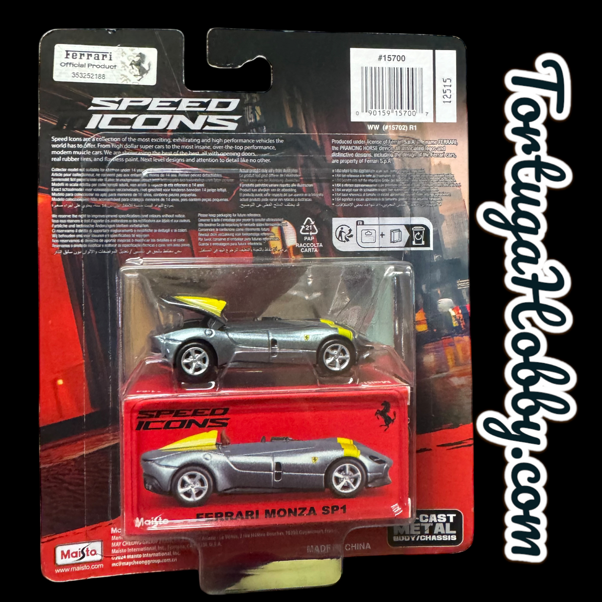 2026 - Maisto - Speed Icons - Ferrari Monza SP1 - Silver