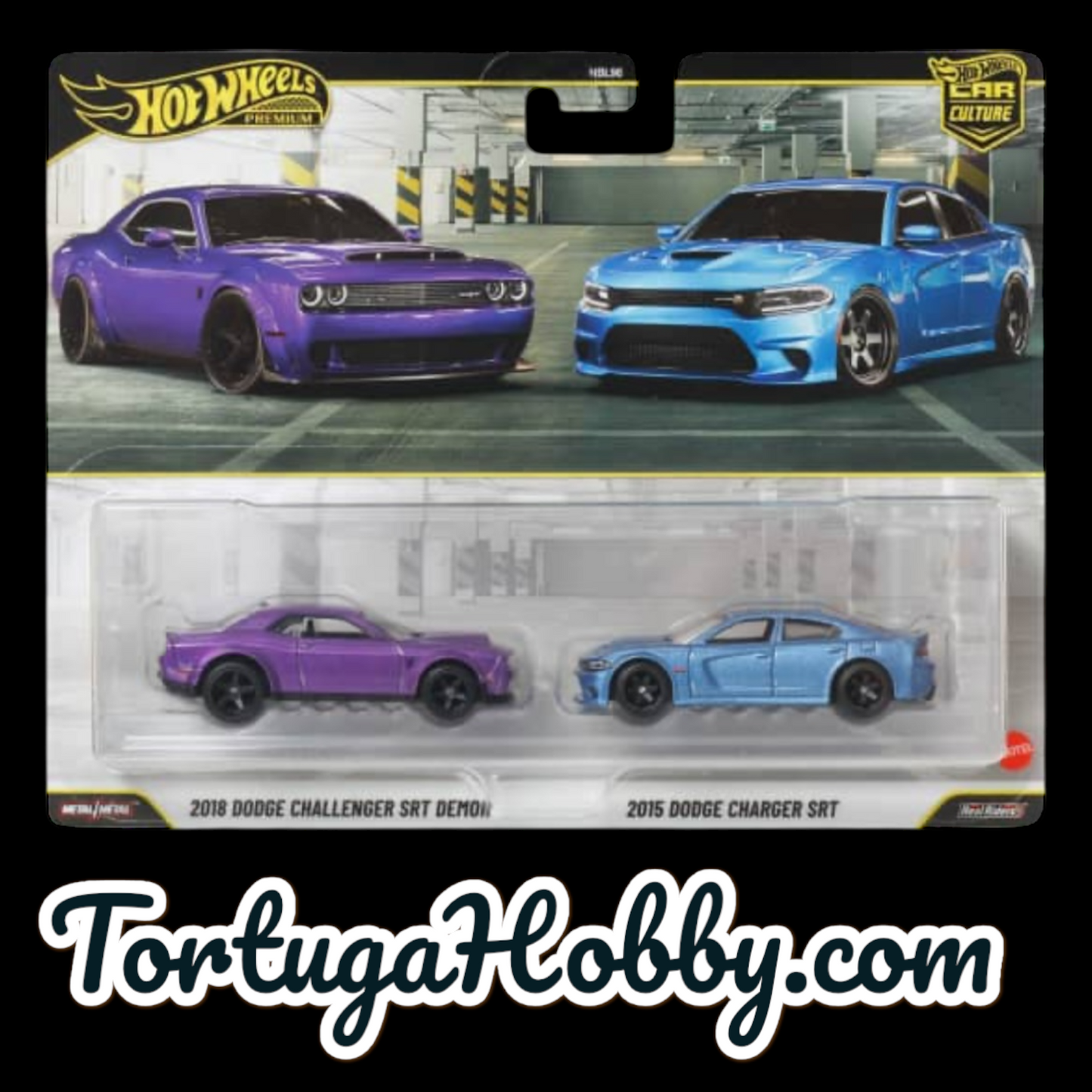 2025 - Hot Wheels Car Culture Twin ' DODGE CHALLENGER / DODGE CHARGER STR Set