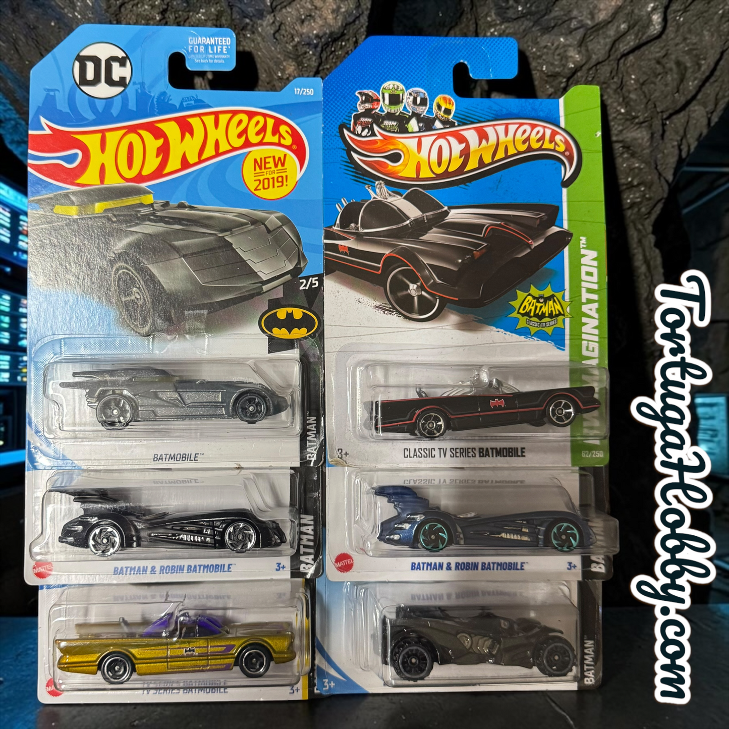 2017-2024 - Hot Wheels - Mainline - Batmobiles - Many TV & Batman Movie Versions