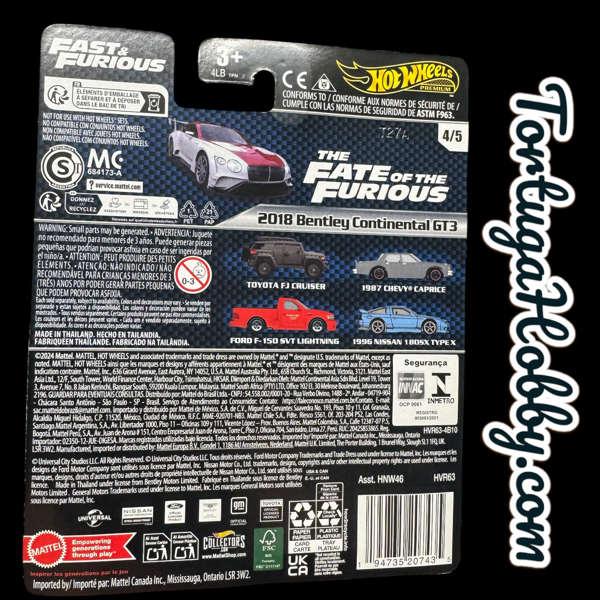 2025 - Hot Wheels - Fast & Furious - 2018 Bentley Continental GT3