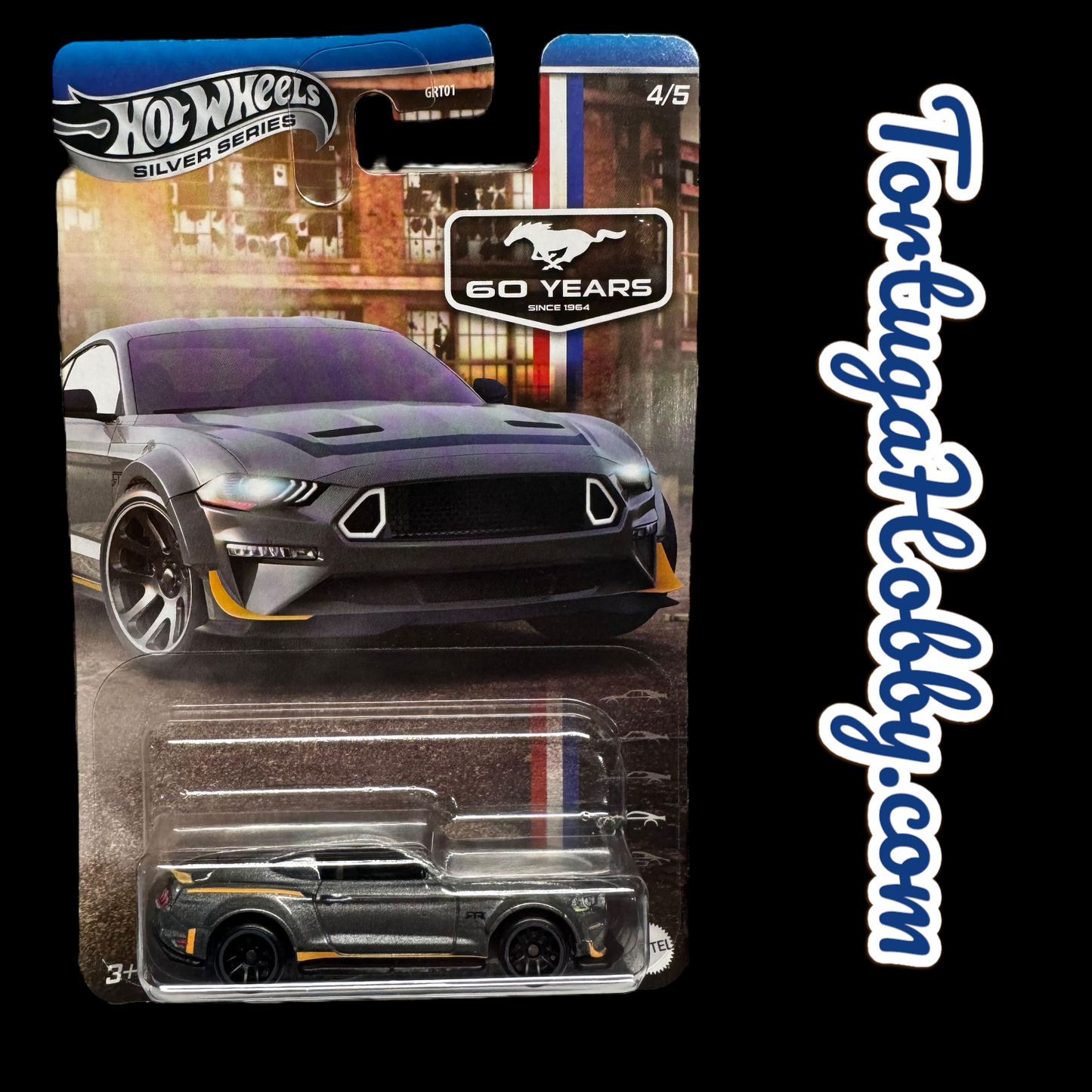 2026 - Hot Wheels Silver Series 60 Year Anniversary Of The Mustang. - 5 Car Set