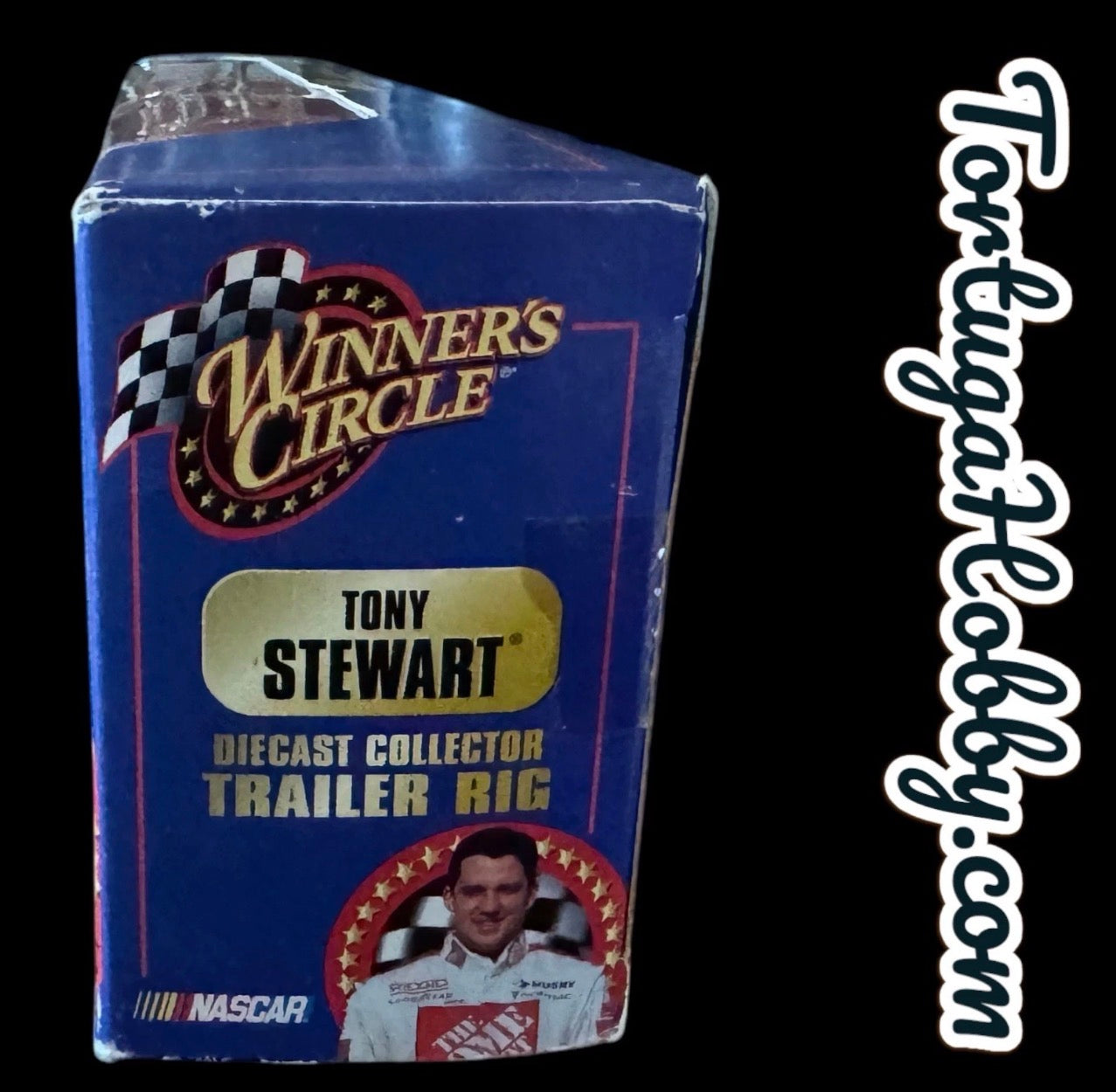 2000 WINNERS CIRCLE 1/64 #20 TONY STEWART DIECAST NASCAR TRAILER TRUCK RIG