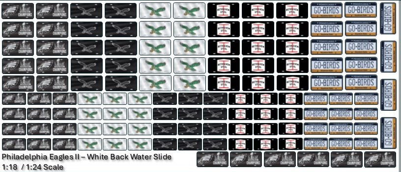 Decals - Eagles - Water Slide Decals