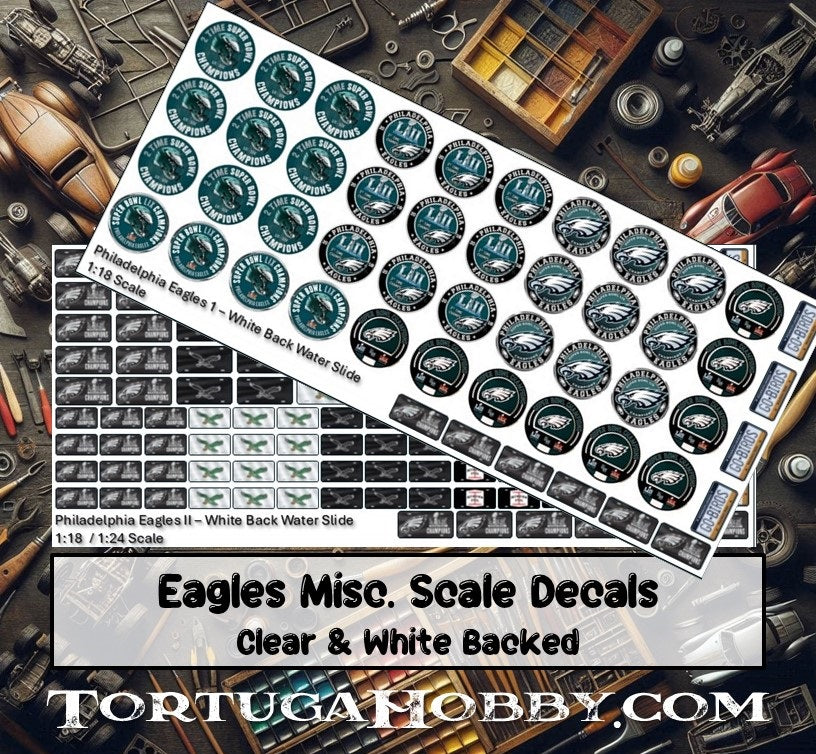 Decals - Eagles - Water Slide Decals