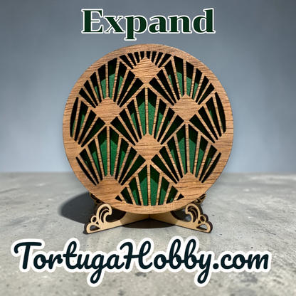 Cut Out Wood Coasters