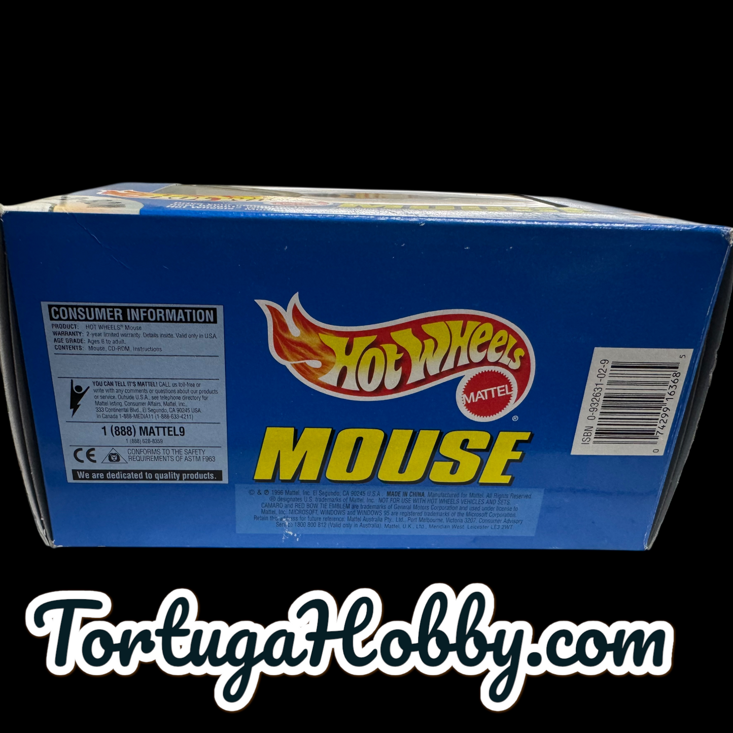 1996 - Vintage - Hot Wheels Chevy Camaro Computer Mouse with Box