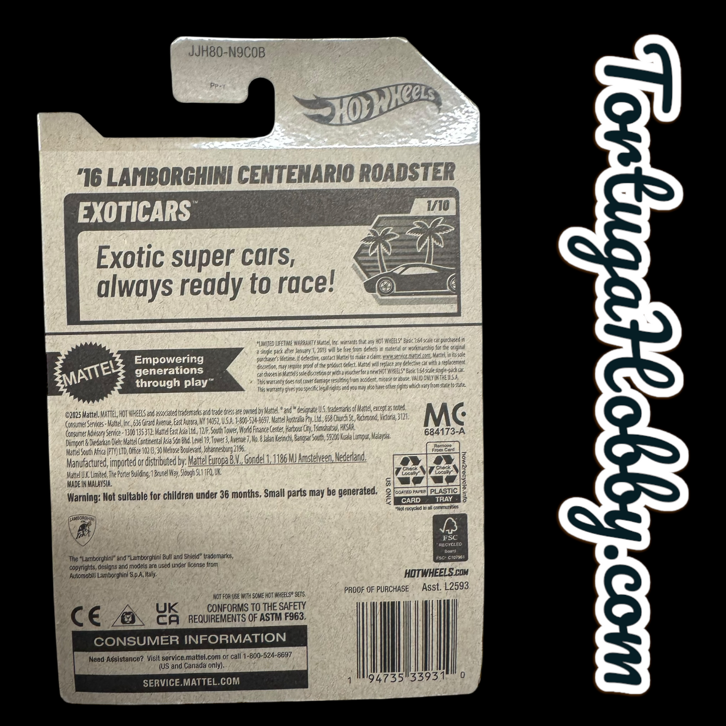 2026 - Hot Wheels - Mainline - Lamborghini Centenario Roadster