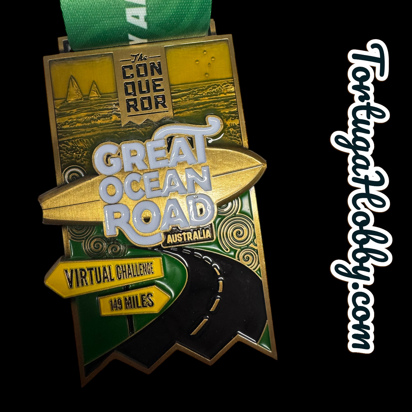 Bling Medal Virtual Adventure - Great Ocean Road Australia - No Box