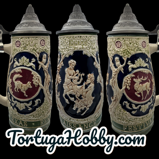 2021 Texas Renaissance Festival Tankard With Pewter Lid - Only 780