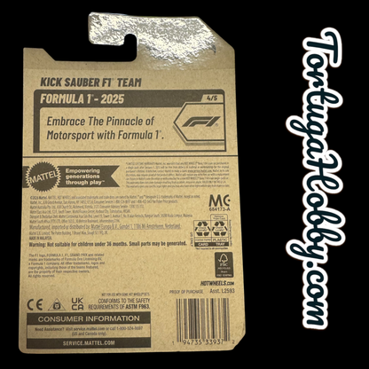 2026 - Hot Wheels - Mainline - Kick Sauber F1 TEAM