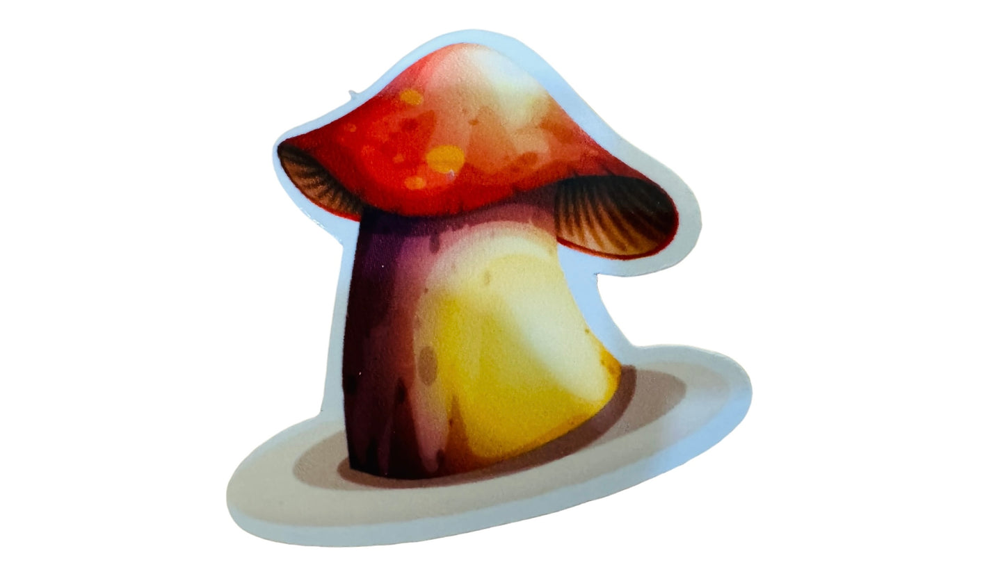 Keyring - Mushroom Sticker & Keyring Gift Pack