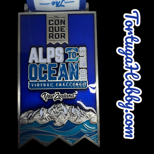 The Conquerors - Virtual Adventure Medals - Alps To Ocean - New Zealand