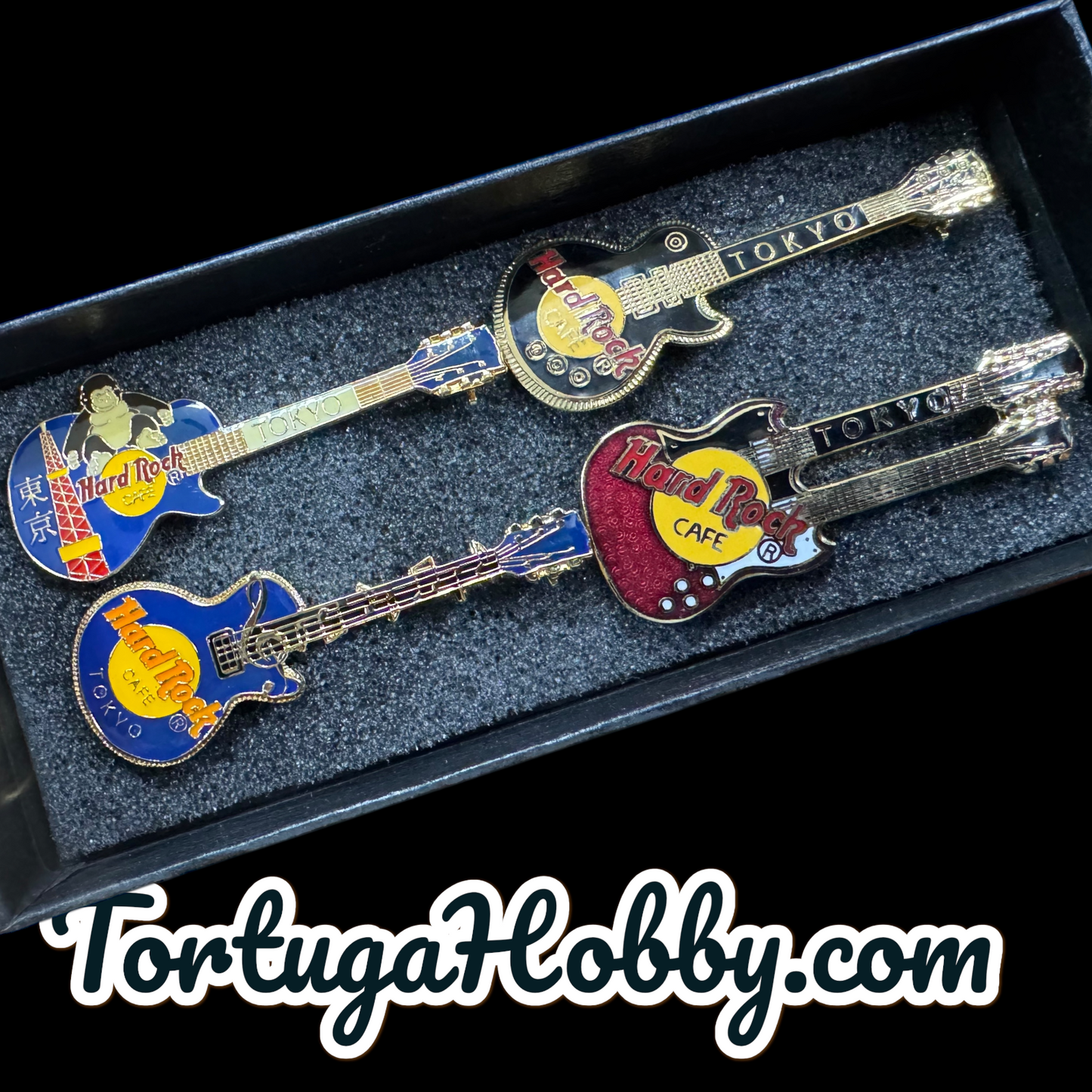 208 - Hard Rock Cafe - Tokyo -   4 Pins - Some Limited To Only 300 Pins Made