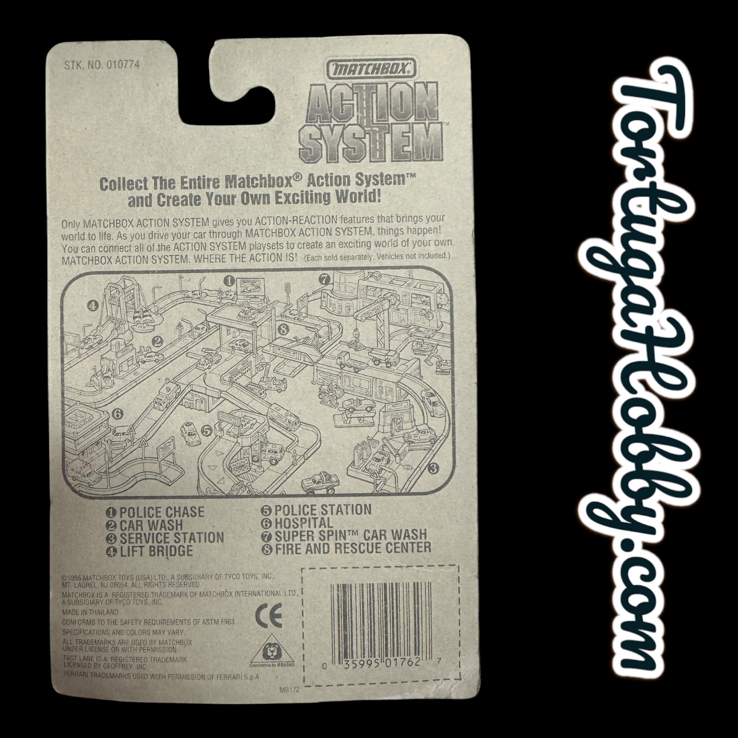 1995 Matchbox Mainline - Ferrari Testarossa #78