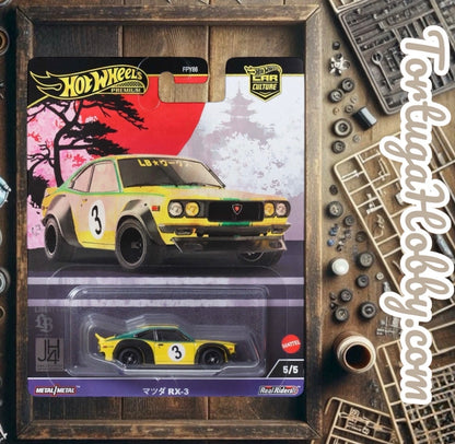 2024 - Hot Wheels - HRV84 Car Culture Japan Historics 4 Mazda RX-3 From Japan