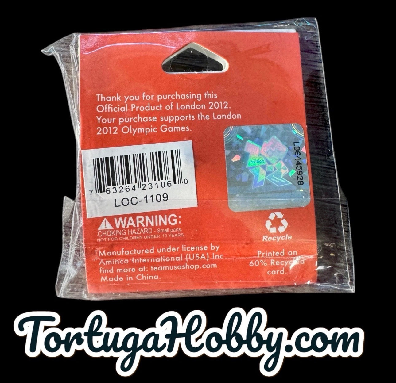 2012 London Official Olympic Pin - Wenlock & British Postal Box