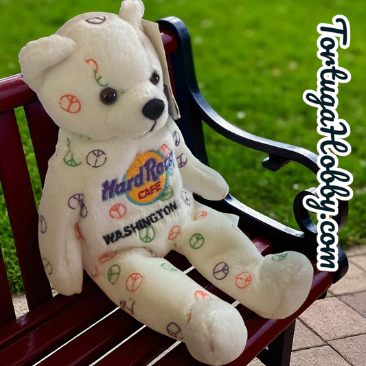 2004 - Hard Rock Café Bear - Washington DC - Peace Beara- Herrington Bear