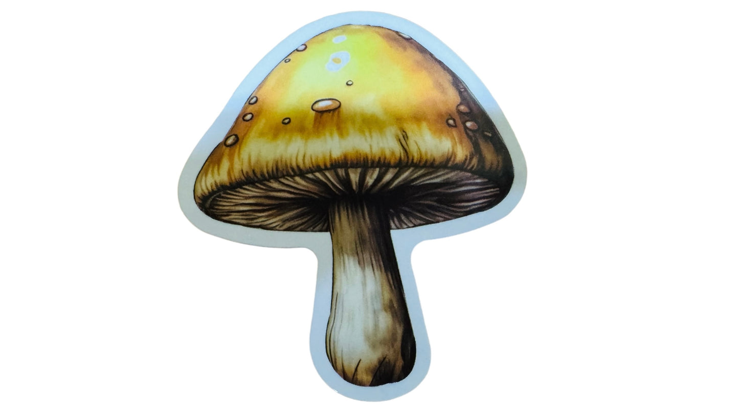 Keyring - Mushroom Sticker & Keyring Gift Pack