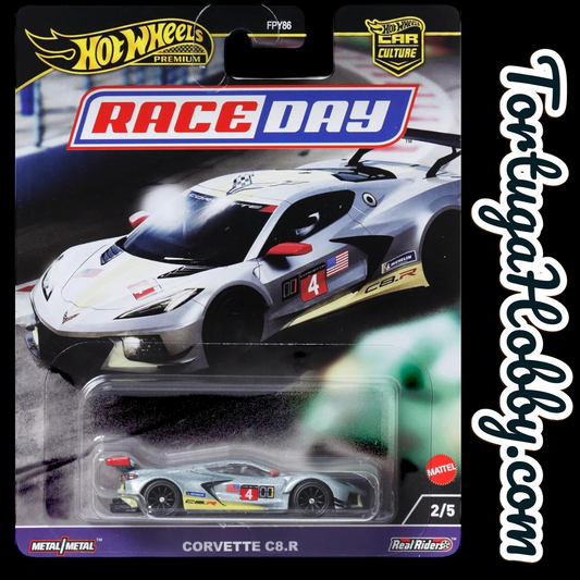 2025 - Hot Wheels Premium Car Culture Corvette C8 R, Race Day Vehicle