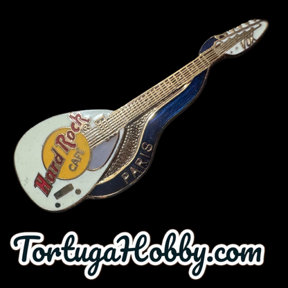 1998 - Hard Rock Cafe - Paris - 3 Guitar Pin Set 🎸