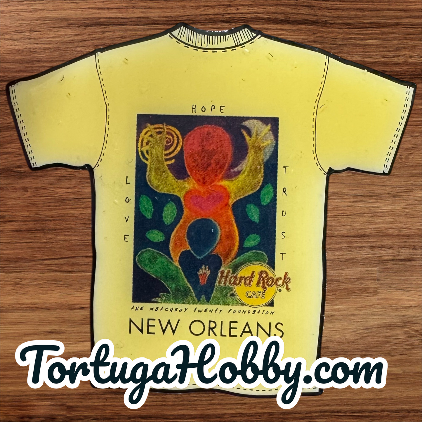 2001 - Hard Rock Cafe - Hope Love Trust T-Shirt - New Orleans