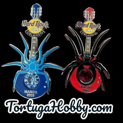 2005 - Hard Rock Cafe - Orlando - Birthstone Guitar Pins