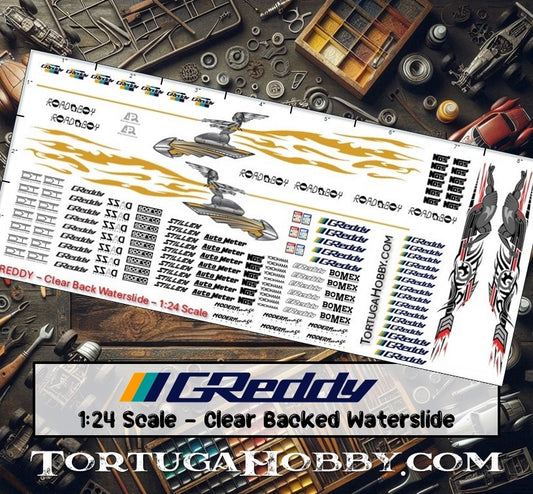 She-Bot Racing Side Panels - Fast & Furious - 1:24 Scale Decals