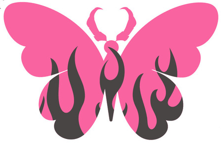 Flames for Her - Waterslide Decals for Your favorite Hobby, Models Derby