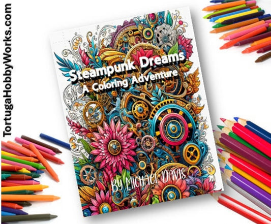 Steampunk Dreams - A Coloring Adventure