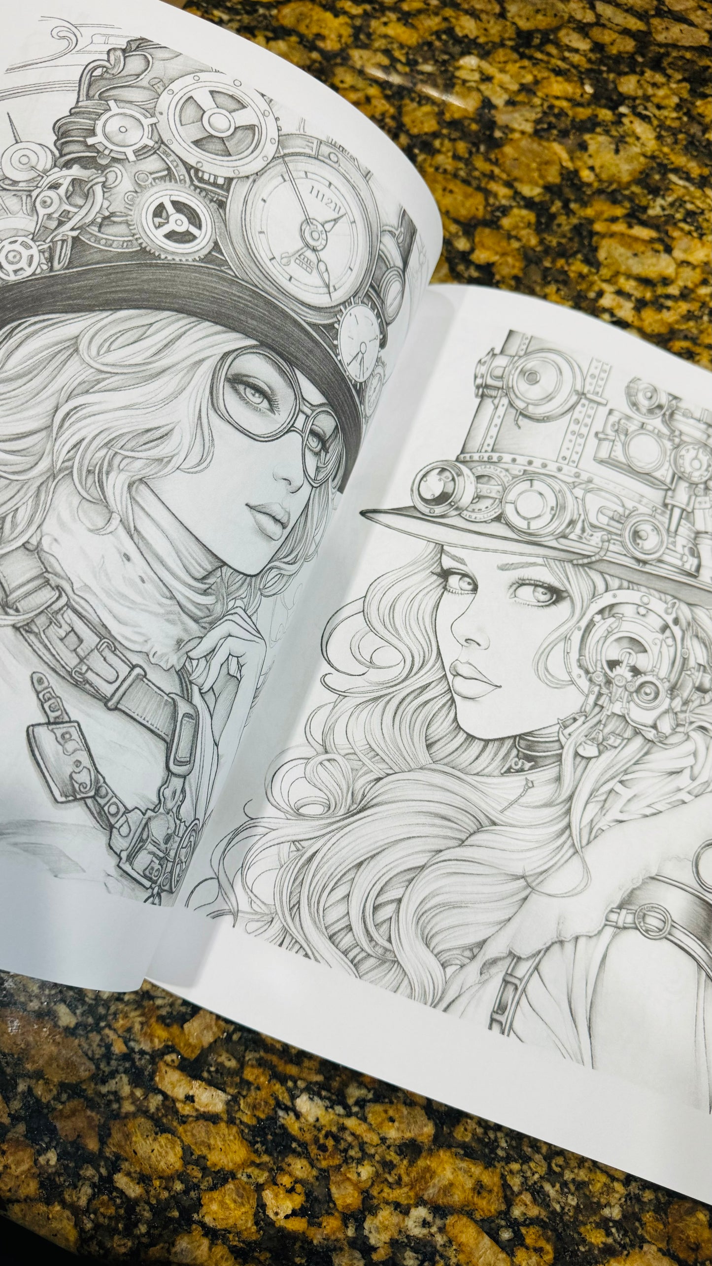 Steampunk Dreams - A Coloring Adventure