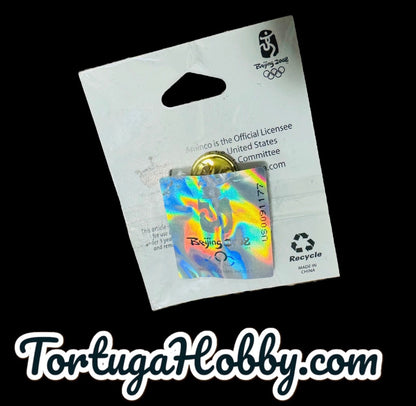2012 - LOCOG London Olympics Official Logo w/ United States Flag Pin Pinback