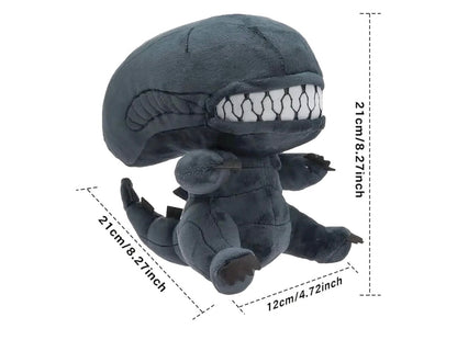 Alien Xenomorph Plush Toy, Cute Sci-Fi Stuffed Alien, Soft Xenomorph Plushie 10"