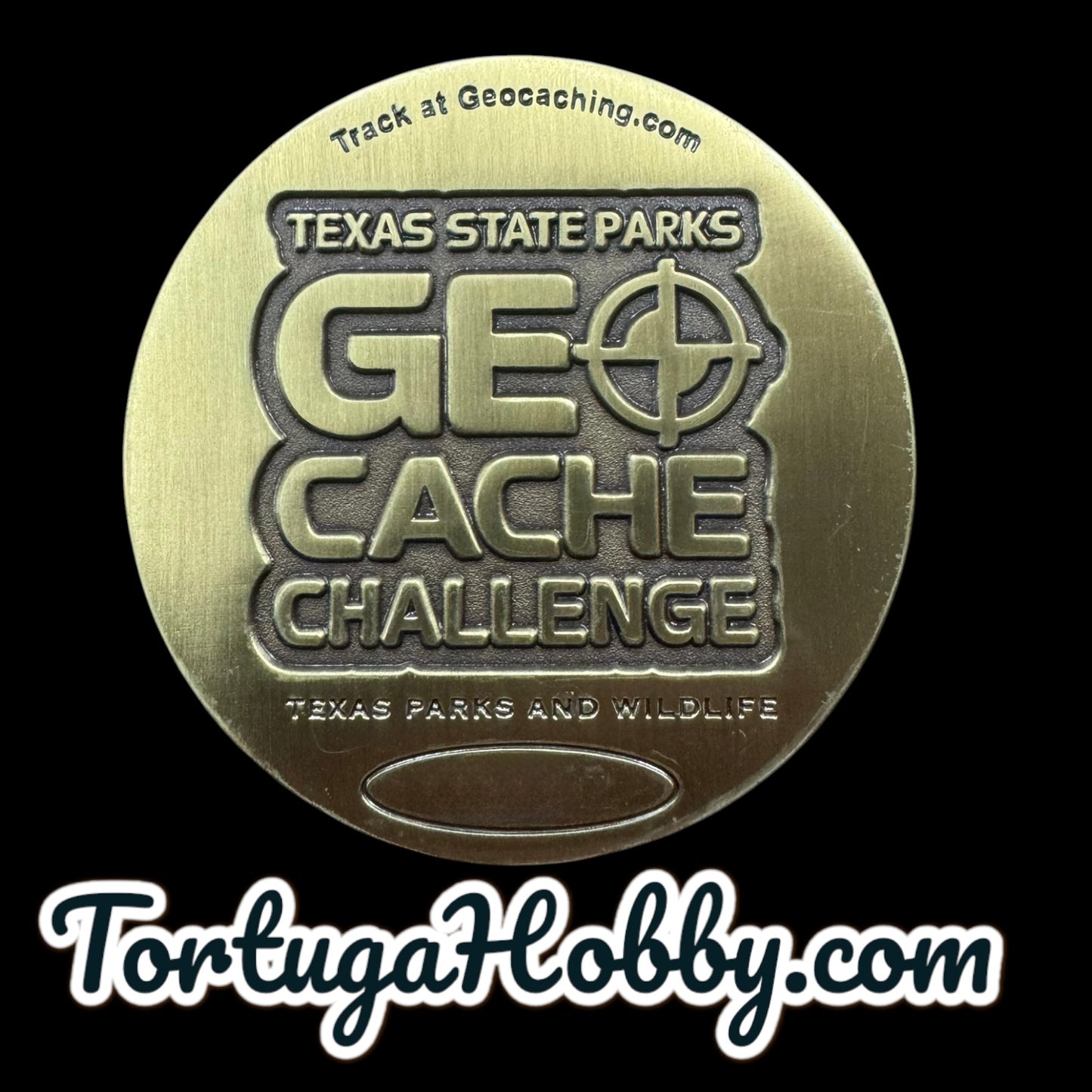 Texas State Parks & Wildlife Geocache Challenge Coin - Central Texas