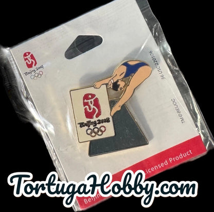 2008 Beijing Official Olympic Pin - Diving
