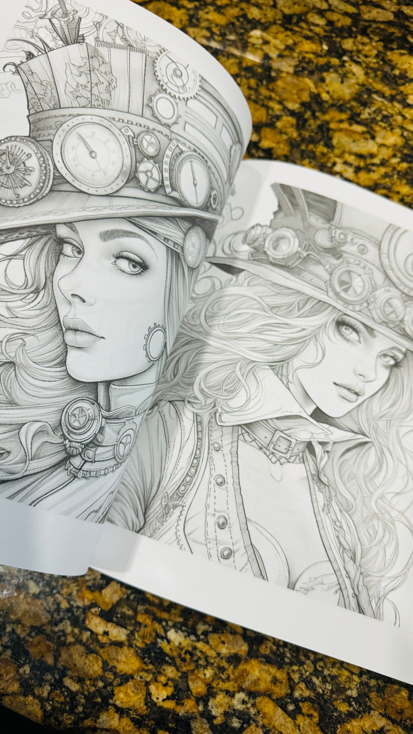 Steampunk Dreams - A Coloring Adventure