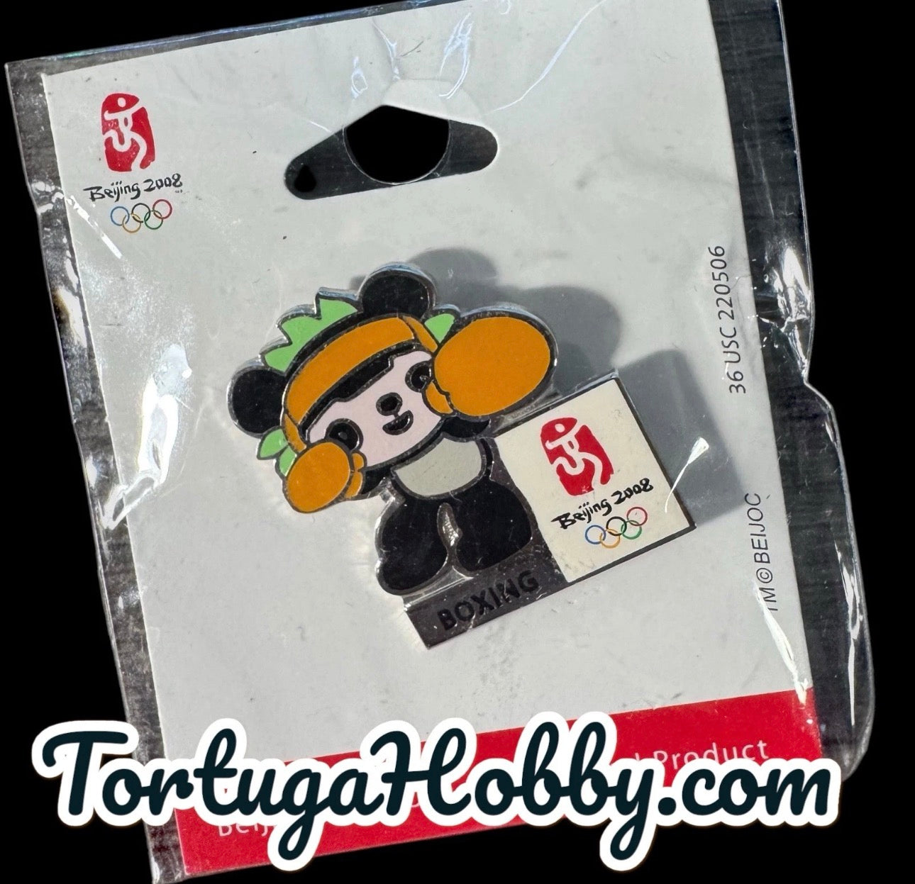 2008 Beijing Official Olympic Pin - Boxing Panda