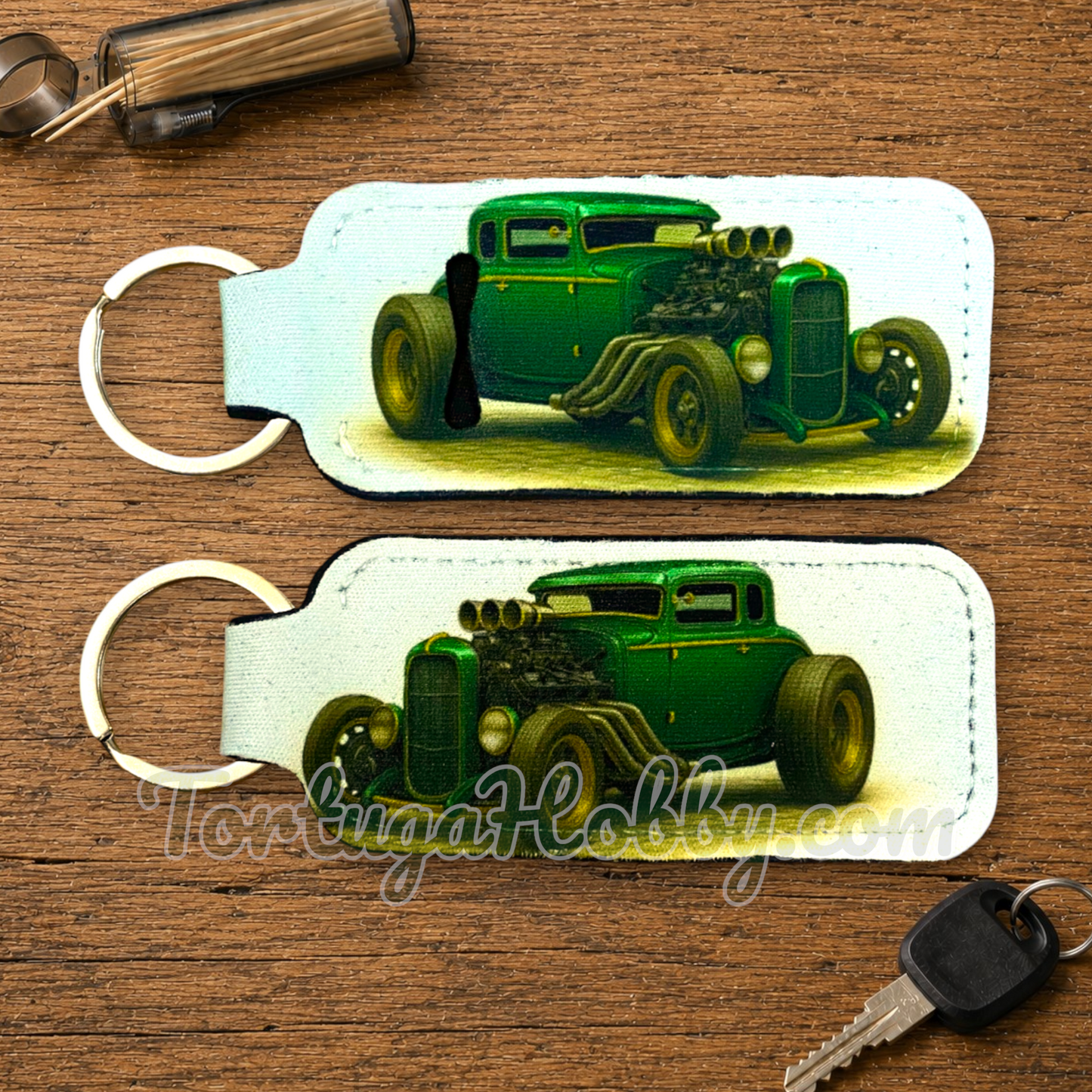 Toothpick Buddys™ Keychain Toothpick Holder | Portable Toothpick Cases