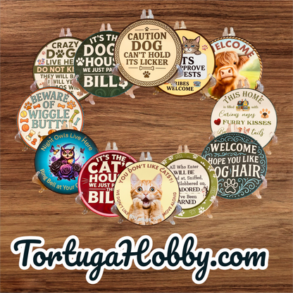 Round Aluminum Signs