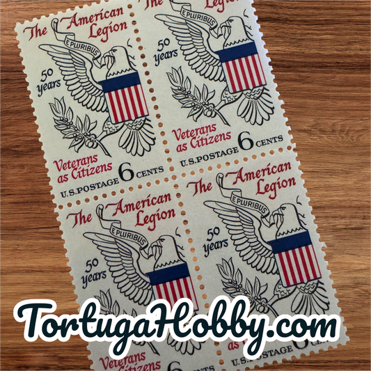 1969 - 50th Anniversary Of The The American Legion - 6 Cent Stamp X4