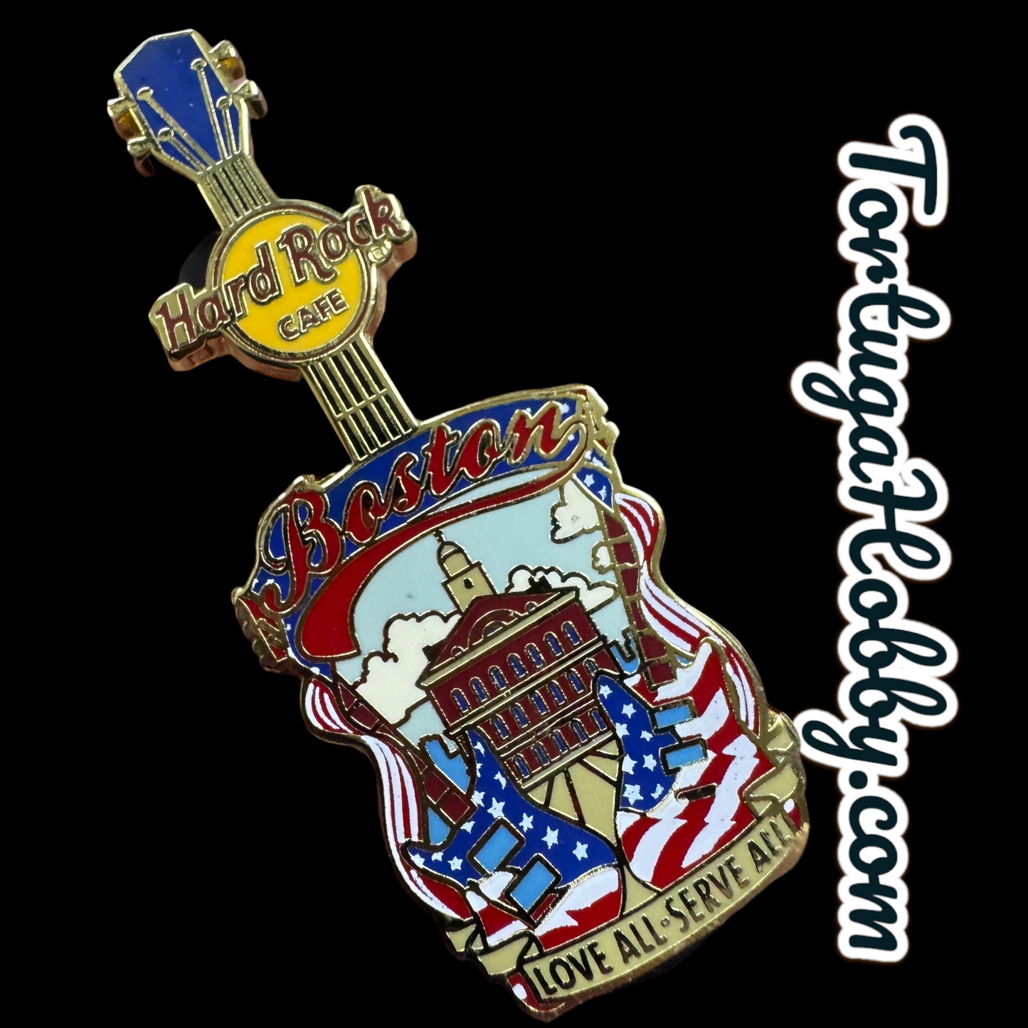 2014 - Hard Rock Cafe - Boston - Love All Serve All Guitar - Core City T V14