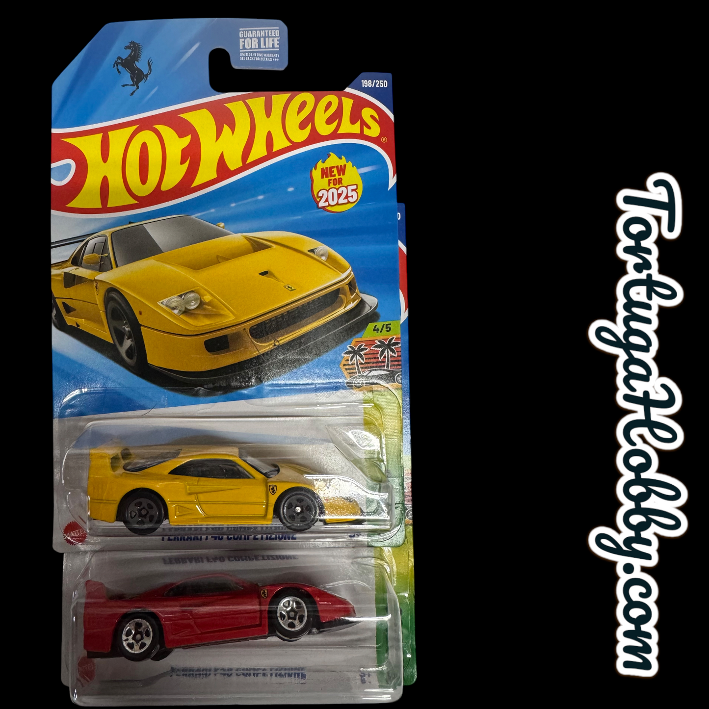 2025 - Hot Wheels - Mainline - Ferrari F40 - Red & Yellow