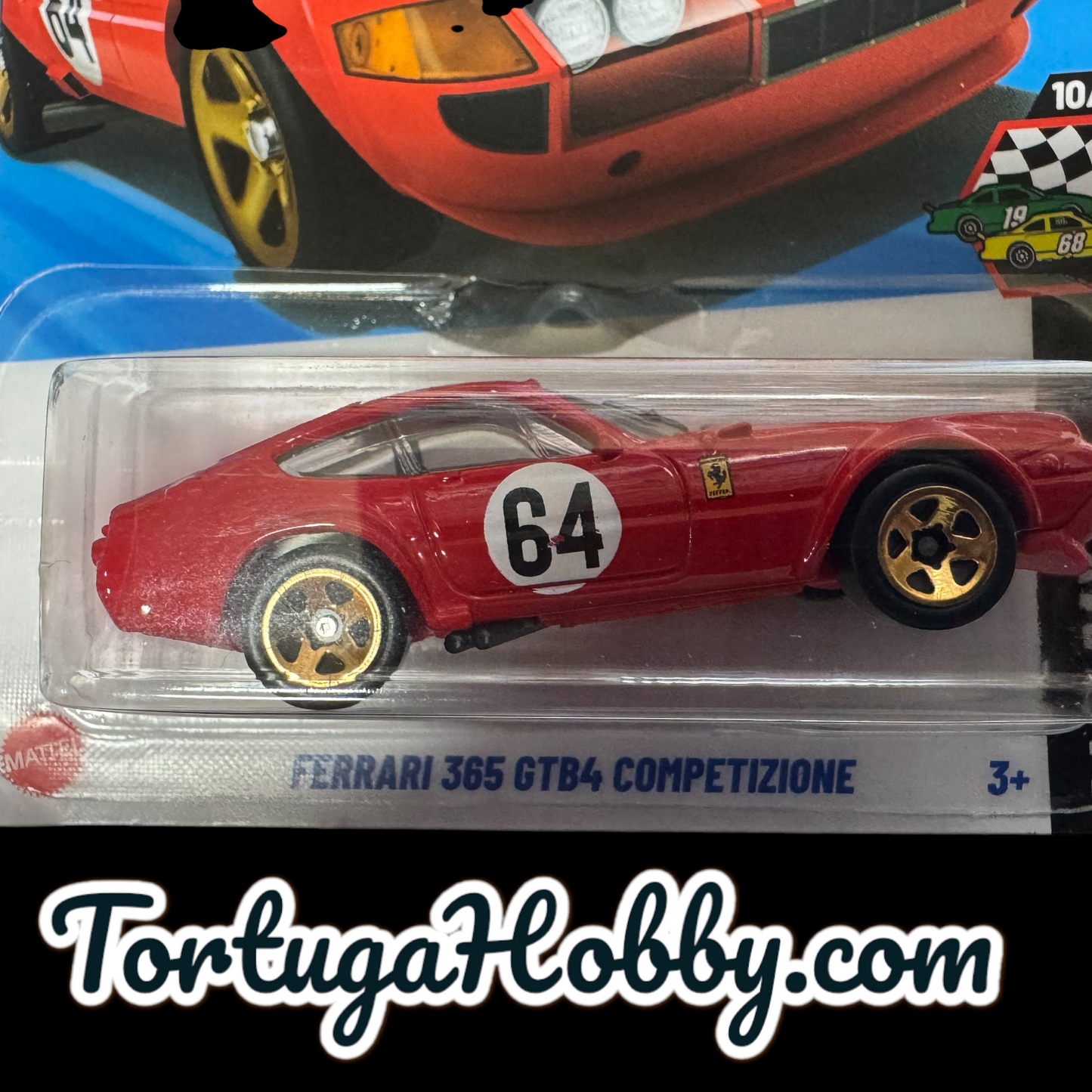 2025 - Hot Wheels - Mainline - Ferrari 365 GTB4 Competzione - Red & Yellow