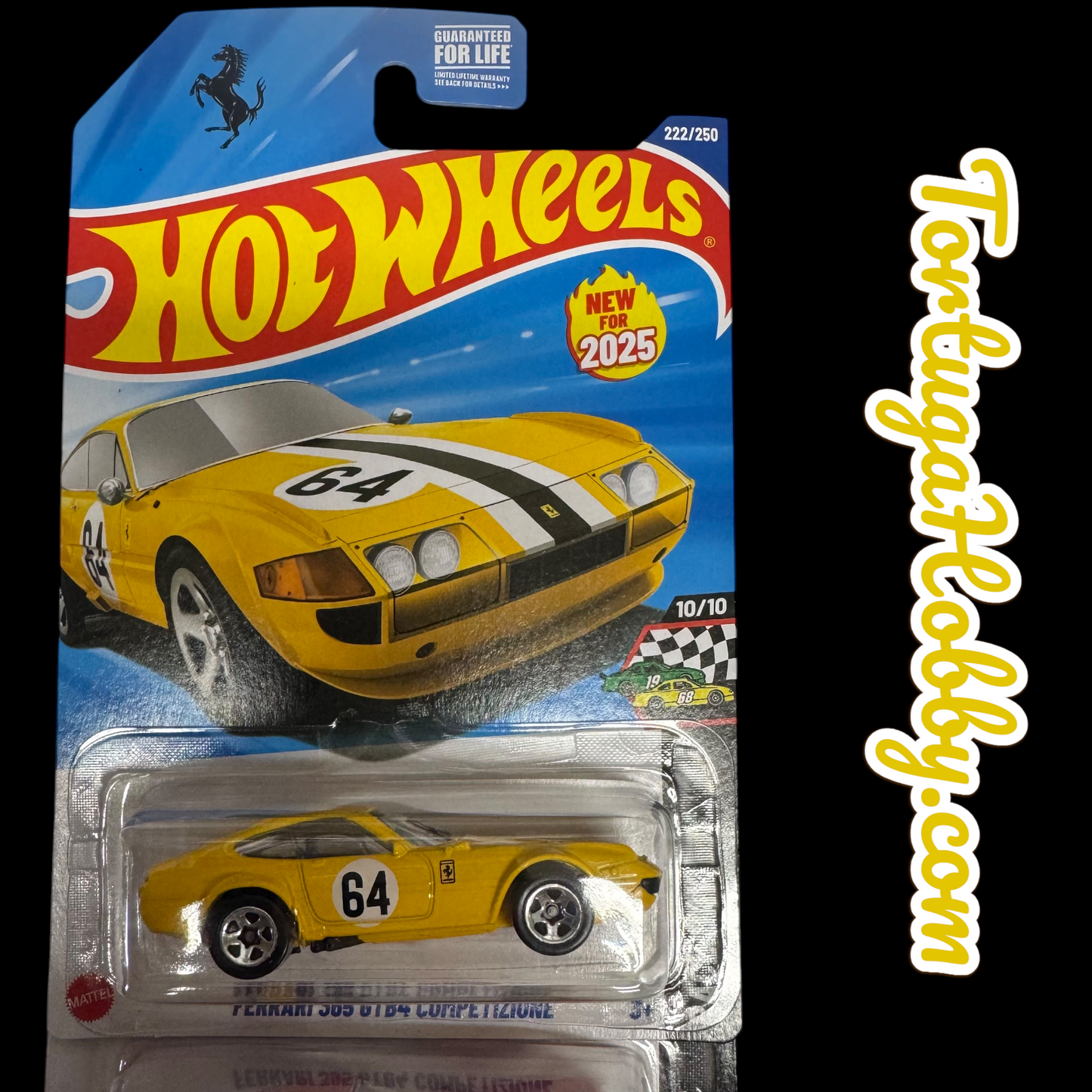 2025 - Hot Wheels - Mainline - Ferrari 365 GTB4 Competzione - Red & Yellow