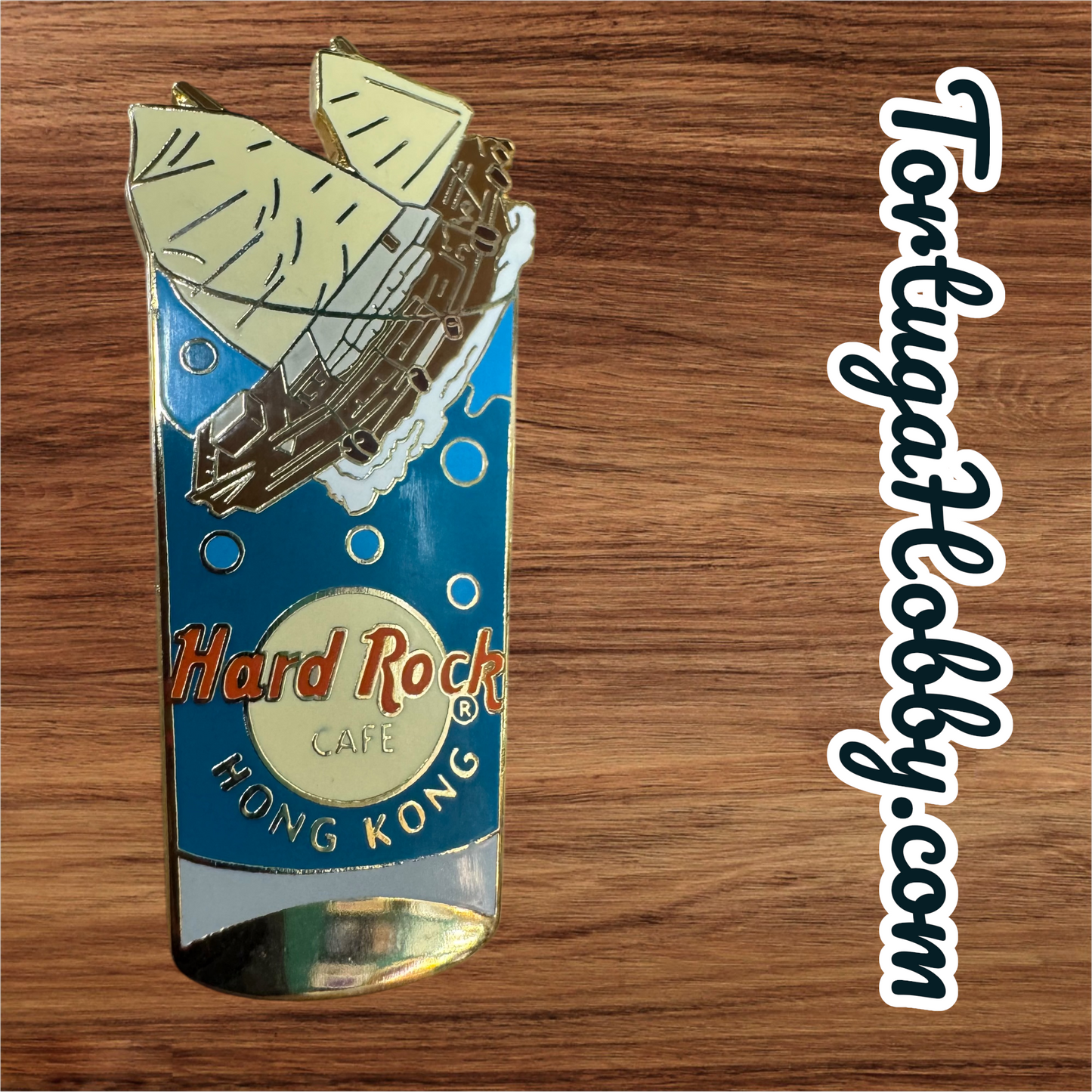 2017 - Hard Rock Cafe Hong Kong - Limited Edition 500 - Junk Ship In Shot Glass