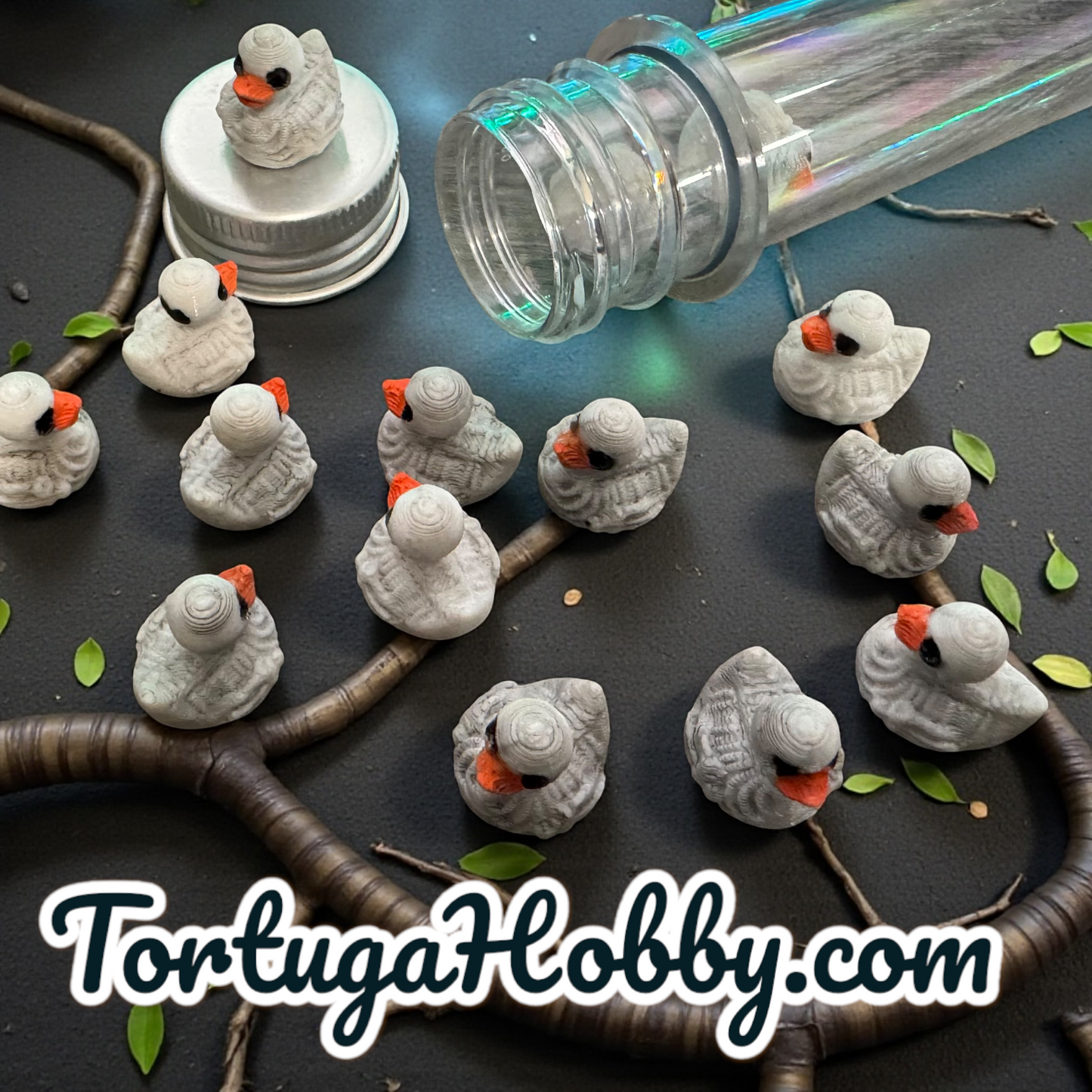 15pc Zombie Cruise Duck Set W/ Official Cruise Duck Pin In Handy Test Tube
