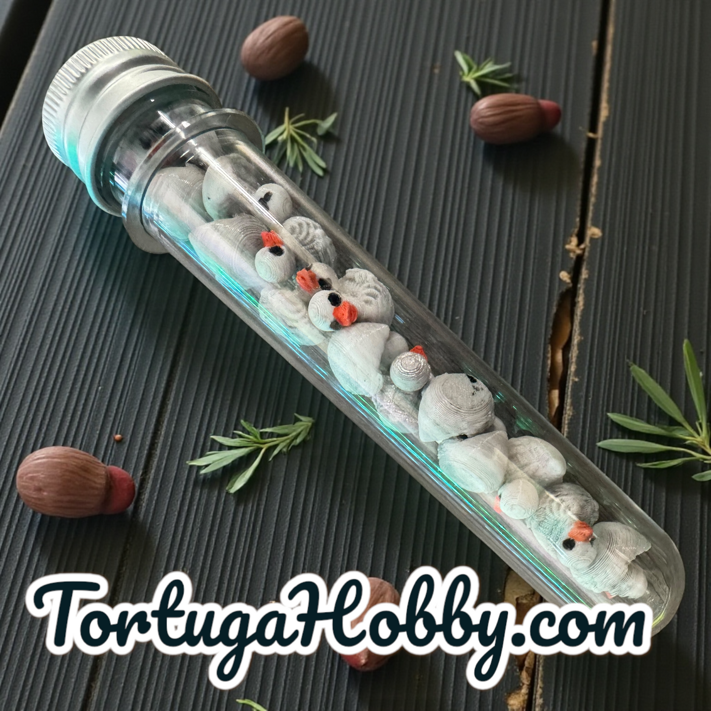 15pc Zombie Cruise Duck Set W/ Official Cruise Duck Pin In Handy Test Tube