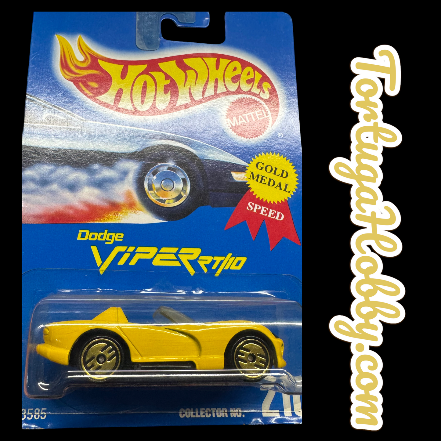 1991 - Hot Wheels - Mainline - Dodge Viper RT10 Yellow