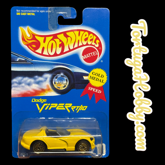 1991 - Hot Wheels - Mainline - Dodge Viper RT10 Yellow