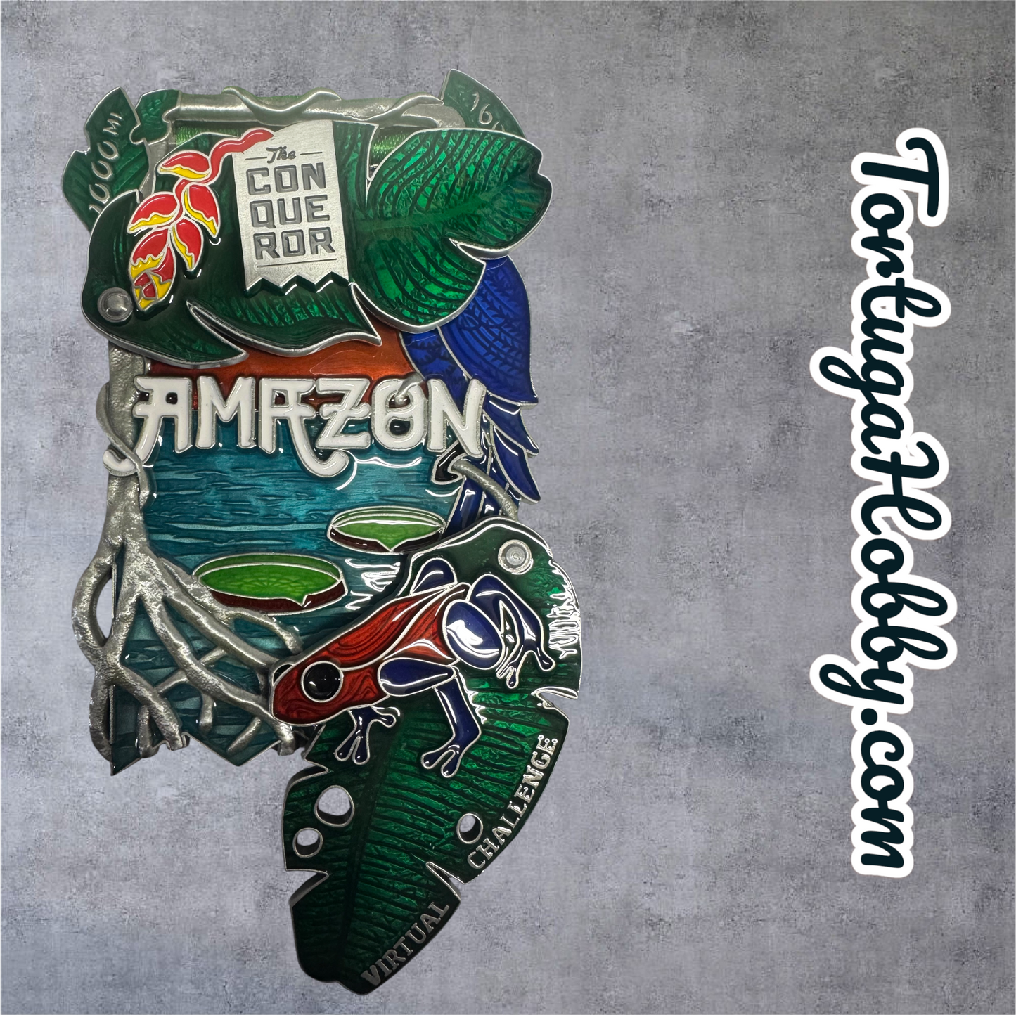 The Conqueror - The Amazon River - High Quality Finishers Medal.